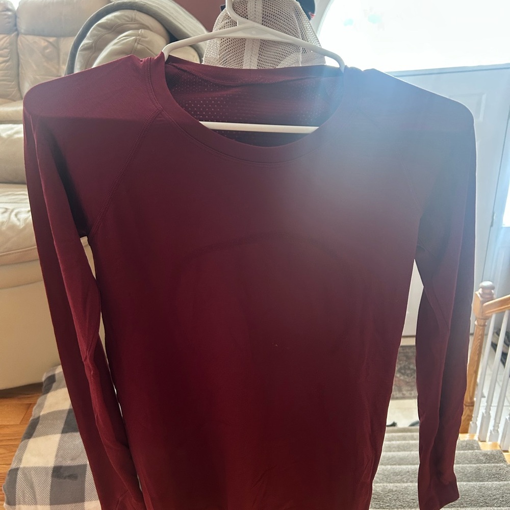 Lululemon Long Sleeve Swiftly Tech Deep Luxe